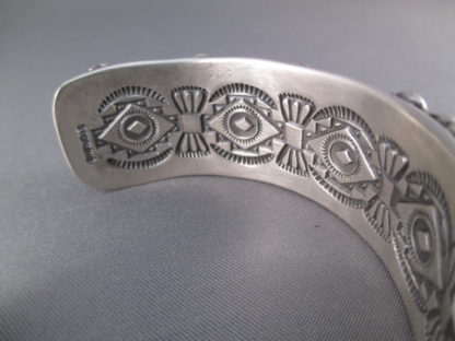 Large Delbert Gordon Sterling Silver Cuff Bracelet