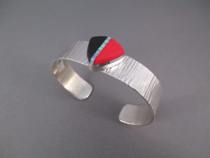 Inlay Cuff Bracelet featuring Rosarita by Duane Maktima