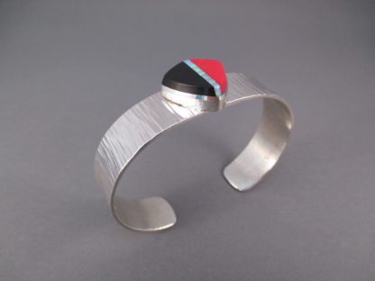 Inlay Cuff Bracelet featuring Rosarita by Duane Maktima