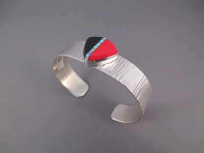 Inlay Cuff Bracelet featuring Rosarita by Duane Maktima