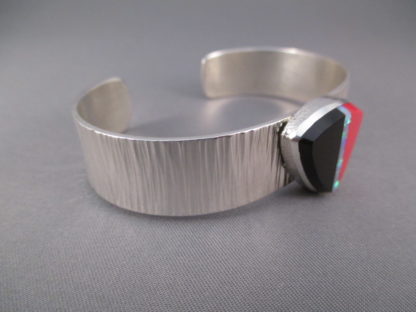 Inlay Cuff Bracelet featuring Rosarita by Duane Maktima