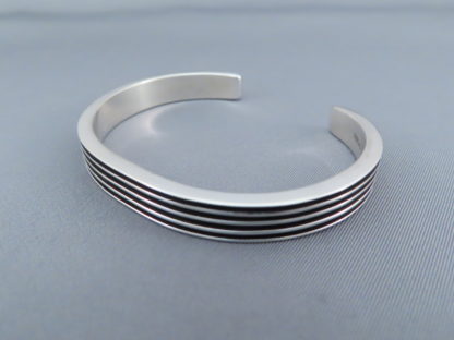 Sterling Silver Cuff Bracelet by Francis Jones