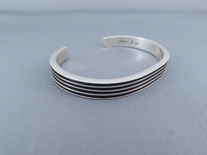 Sterling Silver Cuff Bracelet by Francis Jones