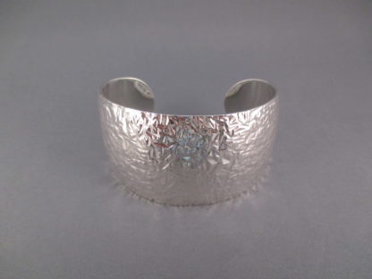 Artie Yellowhorse Hammered Sterling Silver Cuff Bracelet
