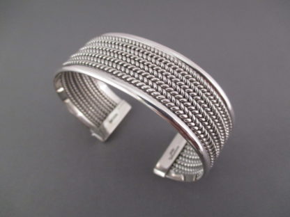 Sterling Silver ‘Mesh’ Bracelet by Artie Yellowhorse