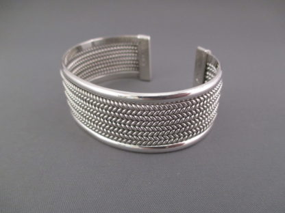 Sterling Silver ‘Mesh’ Bracelet by Artie Yellowhorse