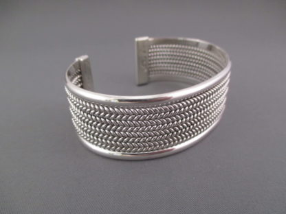 Sterling Silver ‘Mesh’ Bracelet by Artie Yellowhorse
