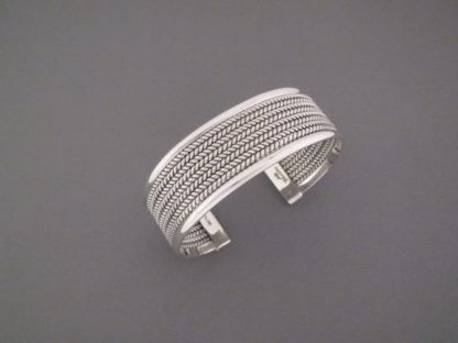 Sterling Silver ‘Mesh’ Bracelet by Artie Yellowhorse