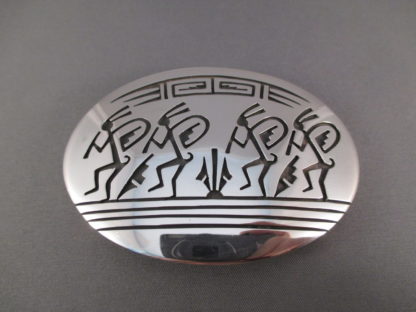 Sterling Silver ‘Kokopelli’ Belt Buckle