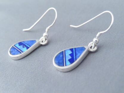 Multi-Stone Inlay Earrings with Lapis & Opal