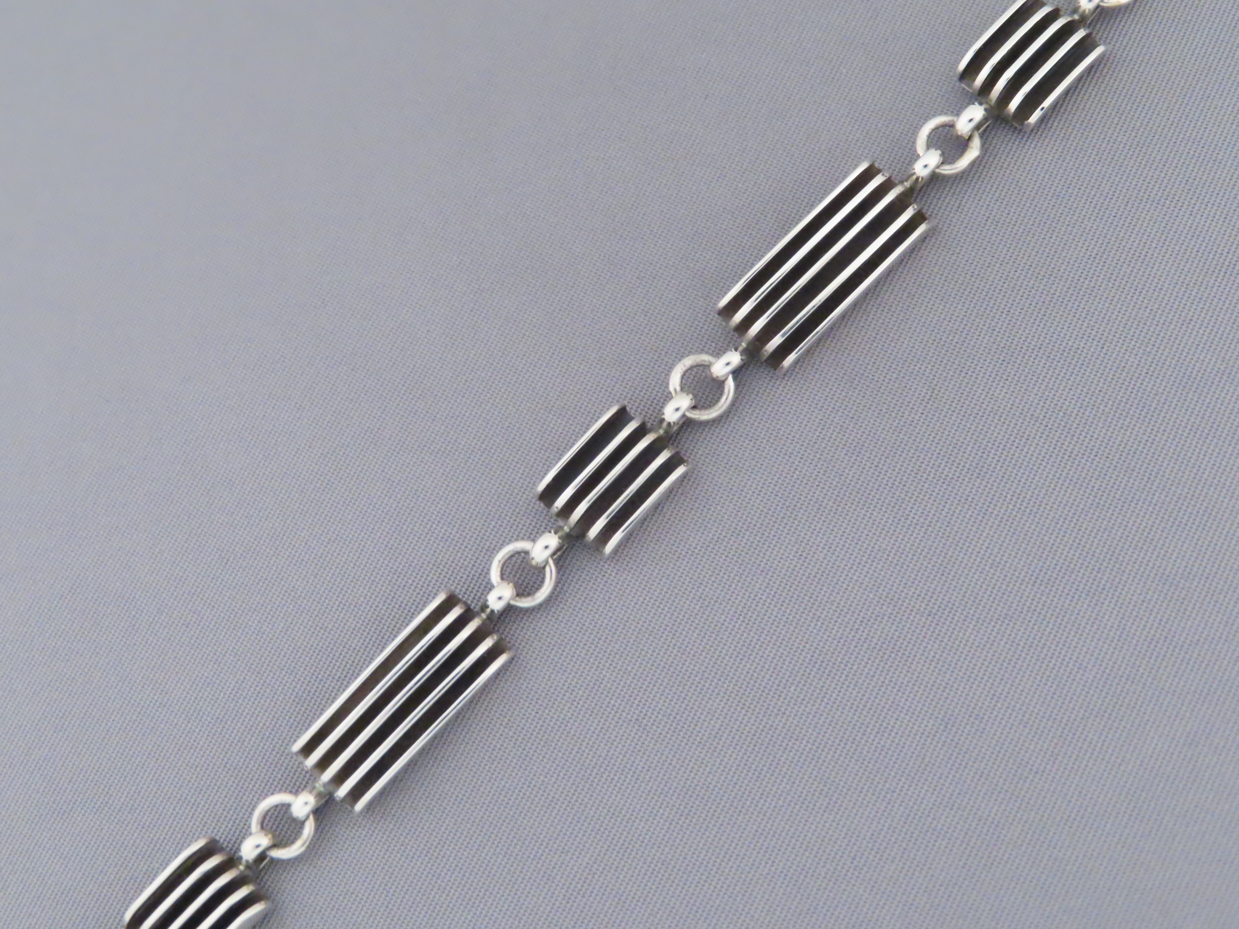 Francis Jones Sterling Silver Link Bracelet