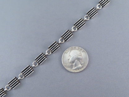Sterling Silver Link Bracelet by Francis Jones