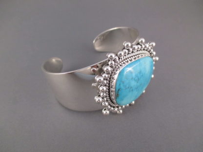 Candelaria Turquoise Cuff Bracelet (Artie Yellowhorse)