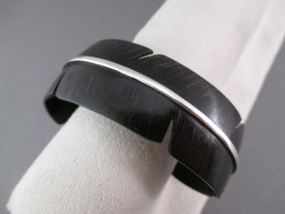 Feather-Shaped Cuff Bracelet by Michael Kirk