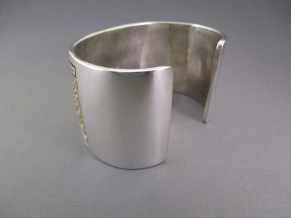 Robert Taylor 14kt Gold & Sterling Silver Cuff Bracelet (Wide)