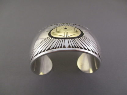 Kee Nez Sterling Silver & 14kt Gold Cuff Bracelet