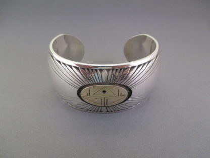 Kee Nez Sterling Silver & 14kt Gold Cuff Bracelet