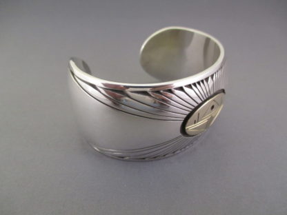 Kee Nez Sterling Silver & 14kt Gold Cuff Bracelet