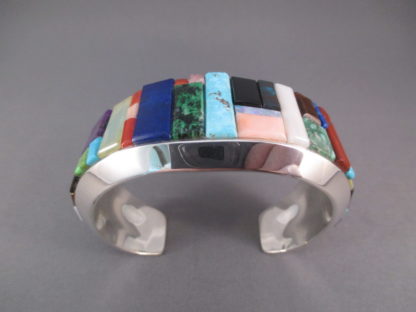 Ted Draper, Jr. Multi-Stone Inlay Cuff Bracelet