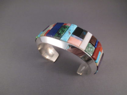 Ted Draper, Jr. Multi-Stone Inlay Cuff Bracelet