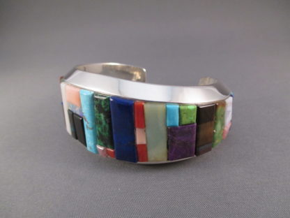 Ted Draper, Jr. Multi-Stone Inlay Cuff Bracelet