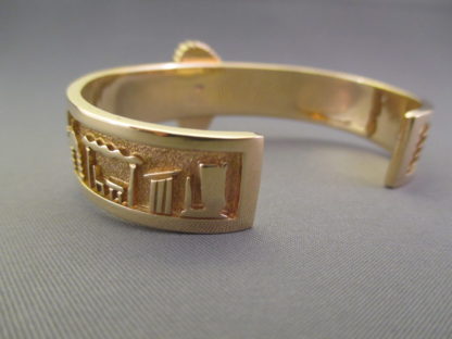Coral & Gold Bracelet by Robert Taylor