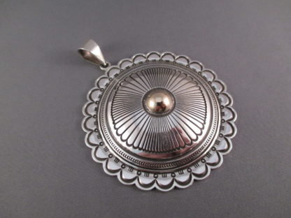 Ron Bedonie Sterling Silver & 14kt Gold Pendant