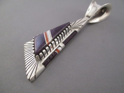 Sugilite Pendant – Leo Yazzie Inlay Pendant