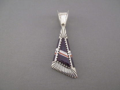 Sugilite Pendant – Leo Yazzie Inlay Pendant