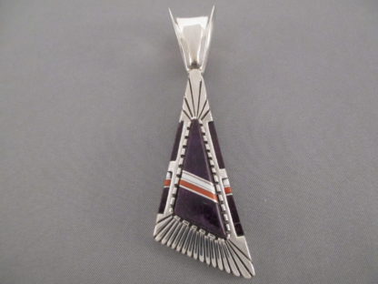 Sugilite Pendant – Leo Yazzie Inlay Pendant