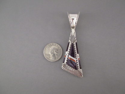 Sugilite Pendant – Leo Yazzie Inlay Pendant