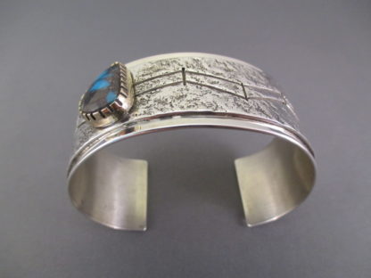 Candelaria Turquoise Cuff Bracelet by Vernon A. Begaye