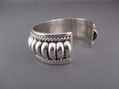 Sterling Silver Cuff Bracelet by Tom Charlie (Navajo)