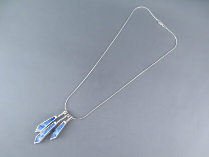 Opal & Lapis Inlay Pendant Necklace