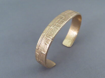 14kt Gold Bracelet – Sandcast – by Alan Wallace