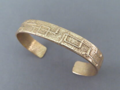 14kt Gold Bracelet – Sandcast – by Alan Wallace