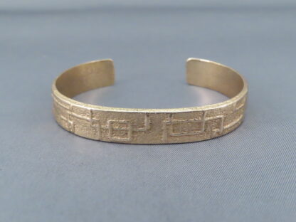 14kt Gold Bracelet – Sandcast – by Alan Wallace