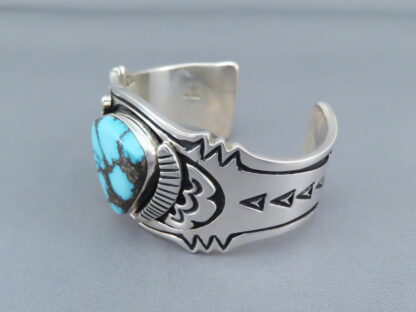 Lone Mountain Turquoise Bracelet by Steven J. Begay