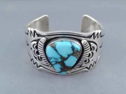 Lone Mountain Turquoise Bracelet by Steven J. Begay