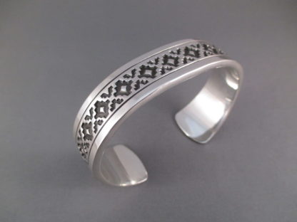 Sterling Silver Cuff Bracelet by Andrew McCabe (Large)