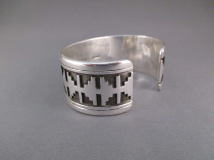 Sterling Silver & Bisbee Turquoise Cuff Bracelet by Andrew McCabe