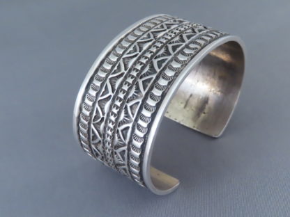 Larger Sterling Silver Cuff Bracelet by Andy Cadman