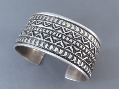 Larger Sterling Silver Cuff Bracelet by Andy Cadman