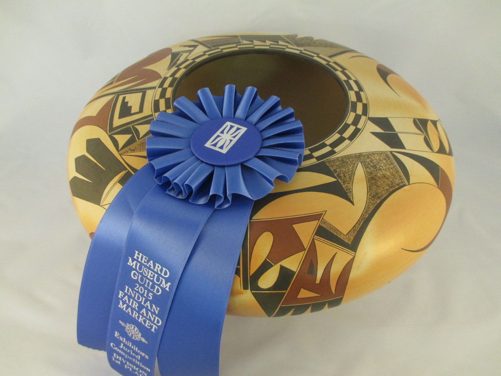 Native American Pottery - Large Pot by Hopi-Isleta Pueblo Pottery Artist, Karen Abeita $6,600-