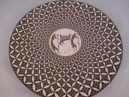 Large Acoma Pottery Plate by Daniel Lucario