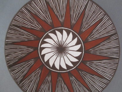 Acoma Pottery Plate by Amanda Lucario (Smaller)
