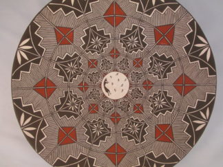 Decorative Pottery Plate - Larger Plate by Acoma Pueblo Indian pottery artist, Daniel Lucario FOR SALE $1,975-