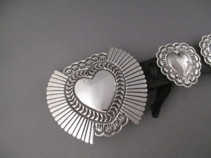 Sterling Silver Concho Belt by Sunshine Reeves (HEARTS)