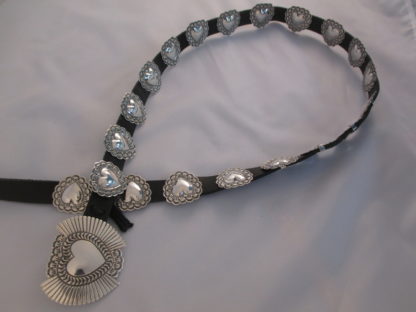 Sterling Silver Concho Belt by Sunshine Reeves (HEARTS)