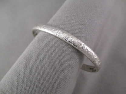 Hammered Sterling Silver Cuff Bracelet by Artie Yellowhorse